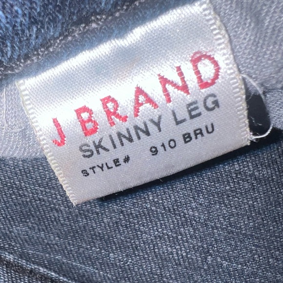 J Brand Skinny Leg Dark Blue Denim Jeans Size 27 - Picture 6 of 11